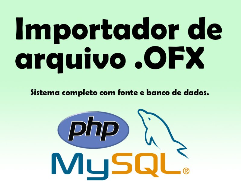 IMPORTADOR OFX - Agora ficou fácil importar arquivos ofx